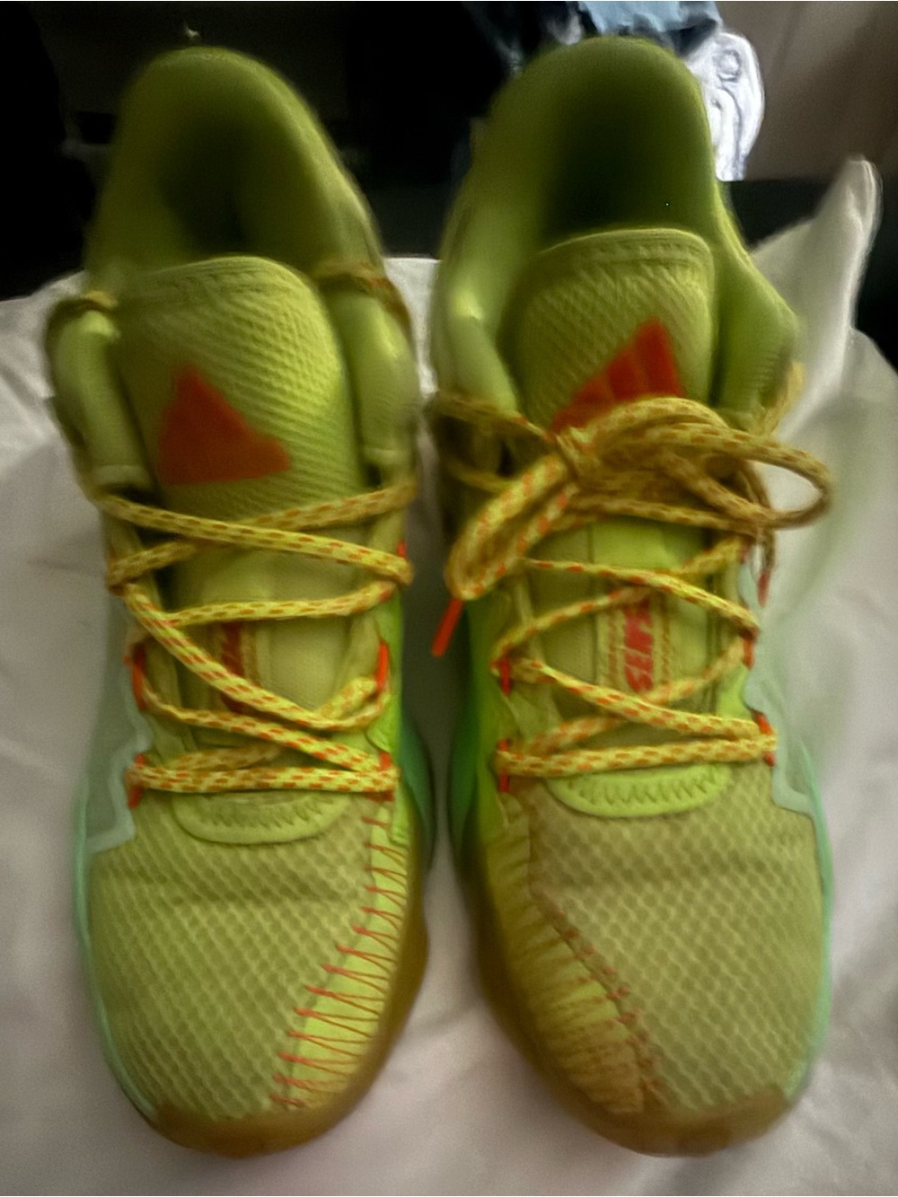 Adidas DON Issue #2 Lime Green Basketball Shoes Men’s US 6 Spider-Man Colorway
